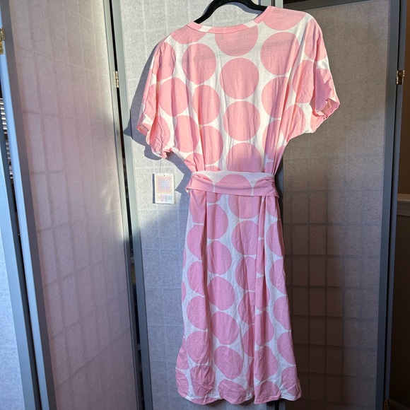 NWT LuLaRoe Marly mid length dress with removable waist tie - Picture 6 of 6